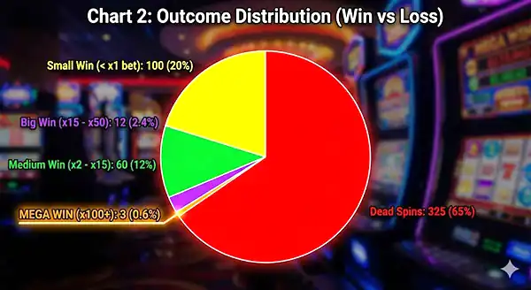 Bet sizing strategy chart from real session diary