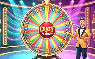 Play Crazy Time live game at Wild Fortune Casino Australia