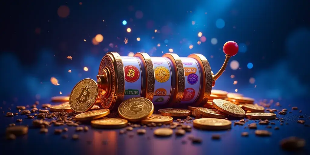 Cryptic Coins pokie artwork at Wild Fortune Casino